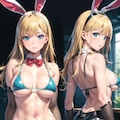 金髪バニーガールちゃん詰め合わせ 2枚目