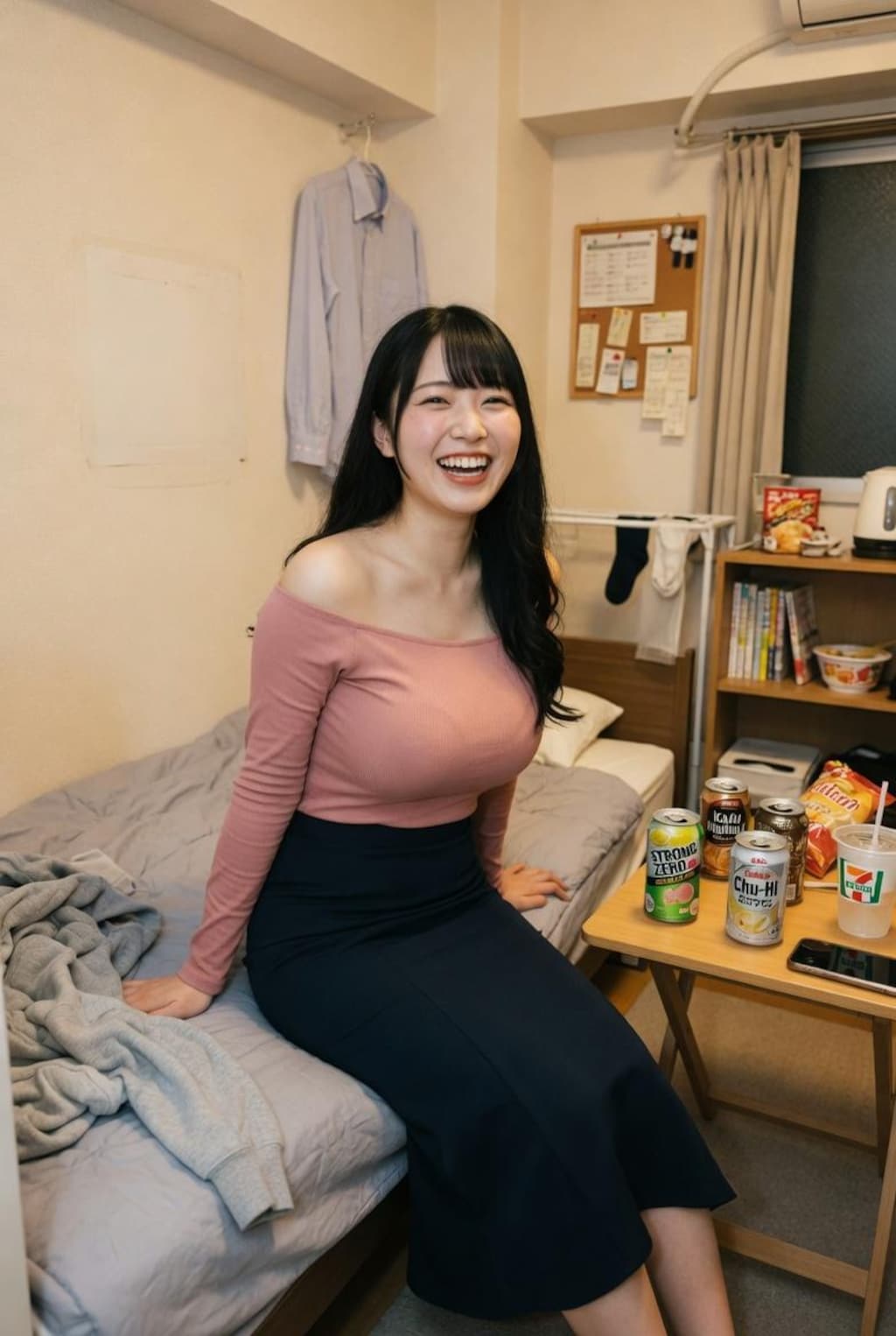宅飲みで酔った勢いでエロいお願いした結果