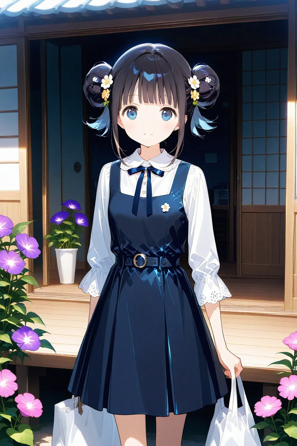 軒先のおだんごちゃん🍡✨