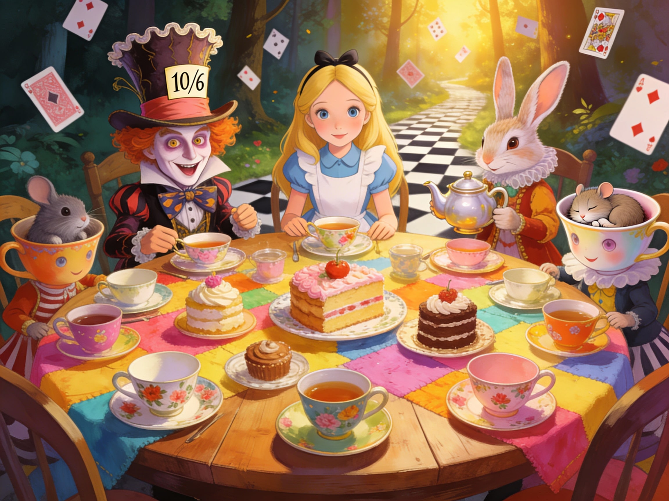 アリスのティーパーティー⑨ | の人気AIイラスト・グラビア