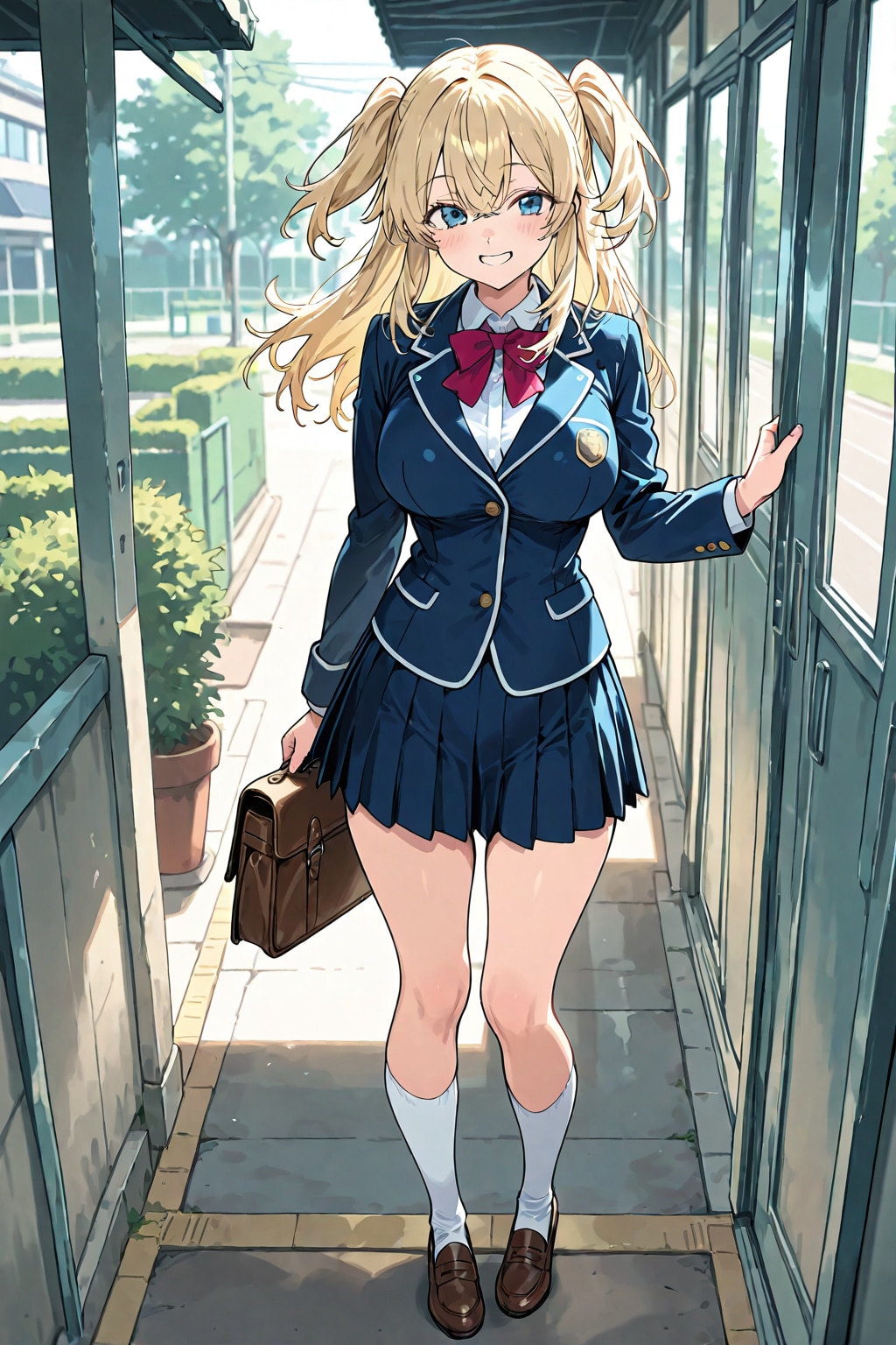 DAISYで金髪さん入学式 | の人気AIイラスト・グラビア