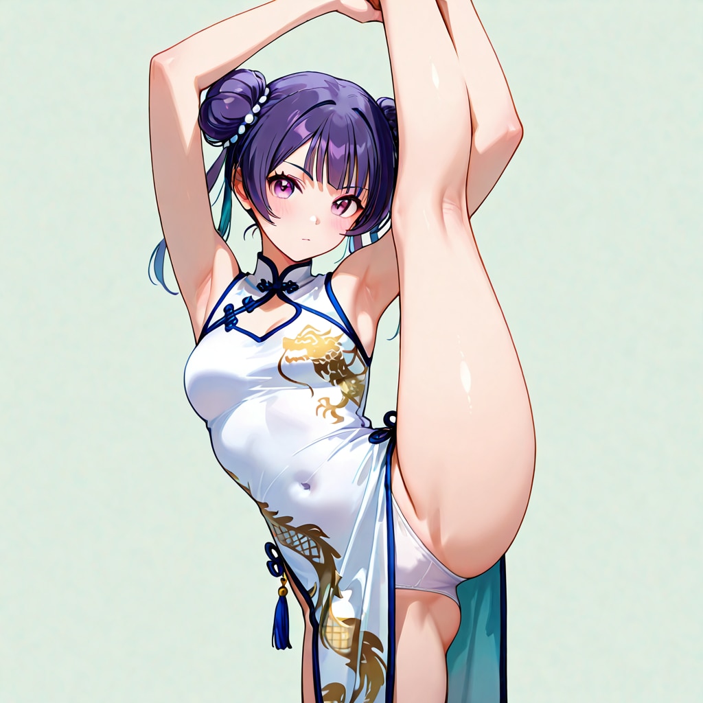 チャイナドレスの少女