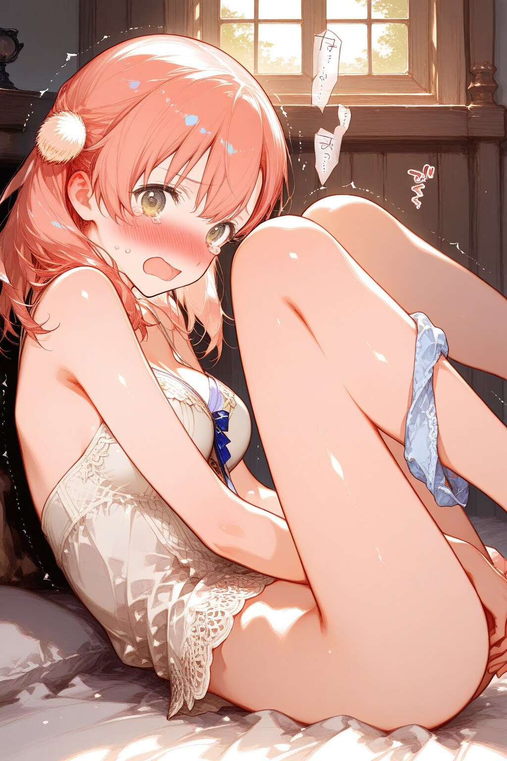 『あ、あの…これは、その…いやぁ、見ないでぇぇぇ……』エスカ