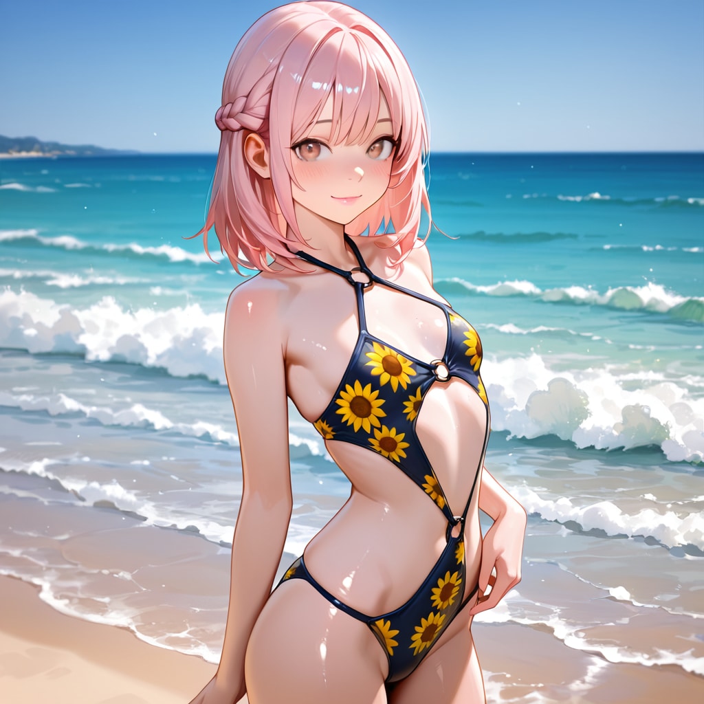 ひまわり・・・柄。