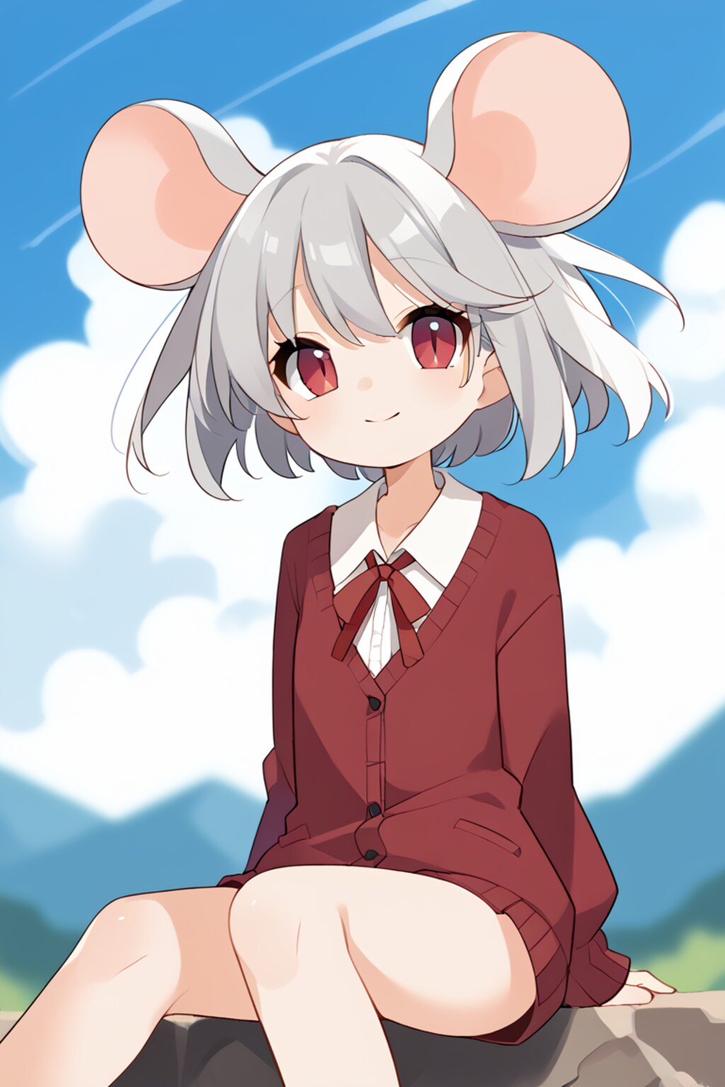 ねず耳な女の子