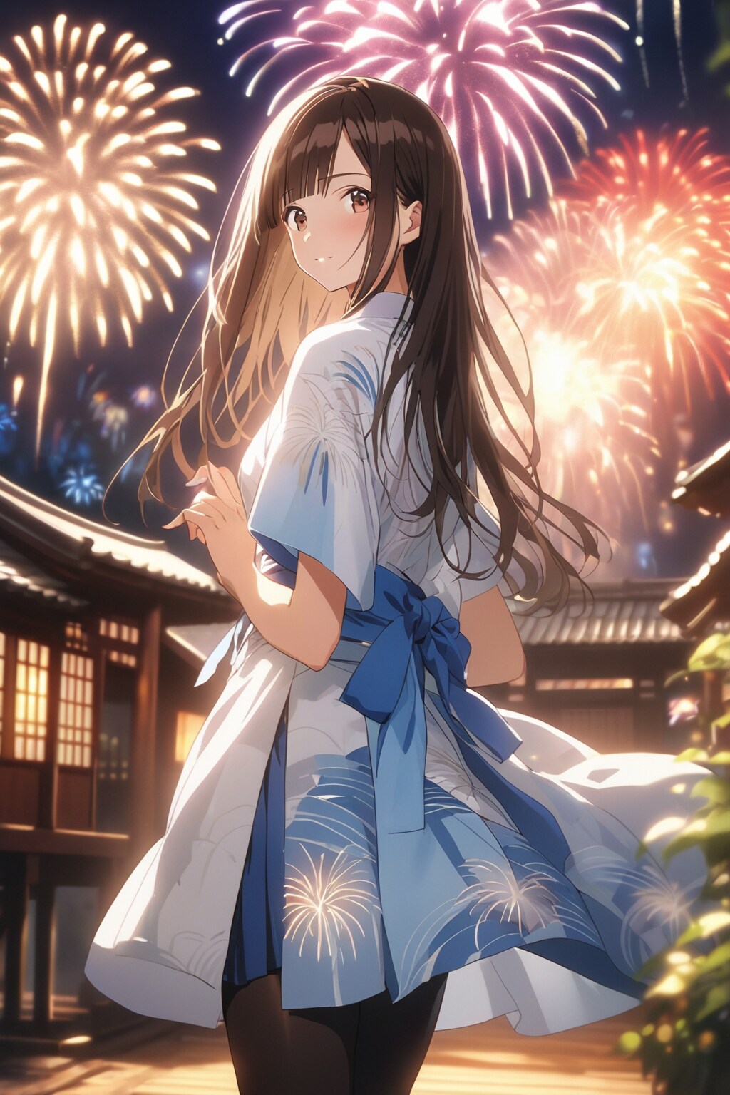 ニーハイ花火①