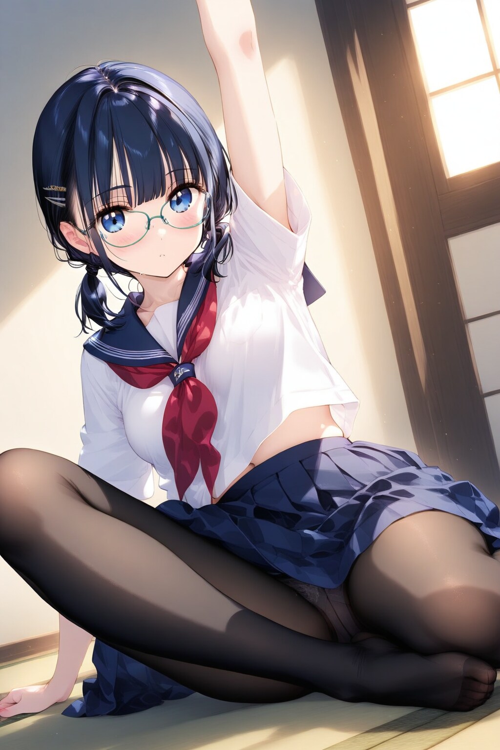 お家でストレッチ