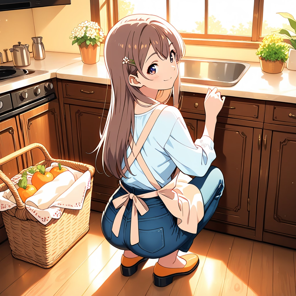 エプロン女子1