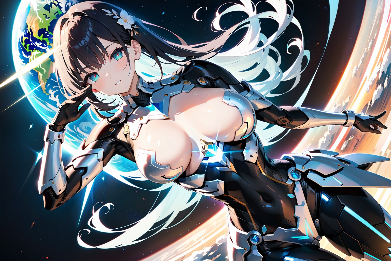 Beautiful Girl in Sexy Armor