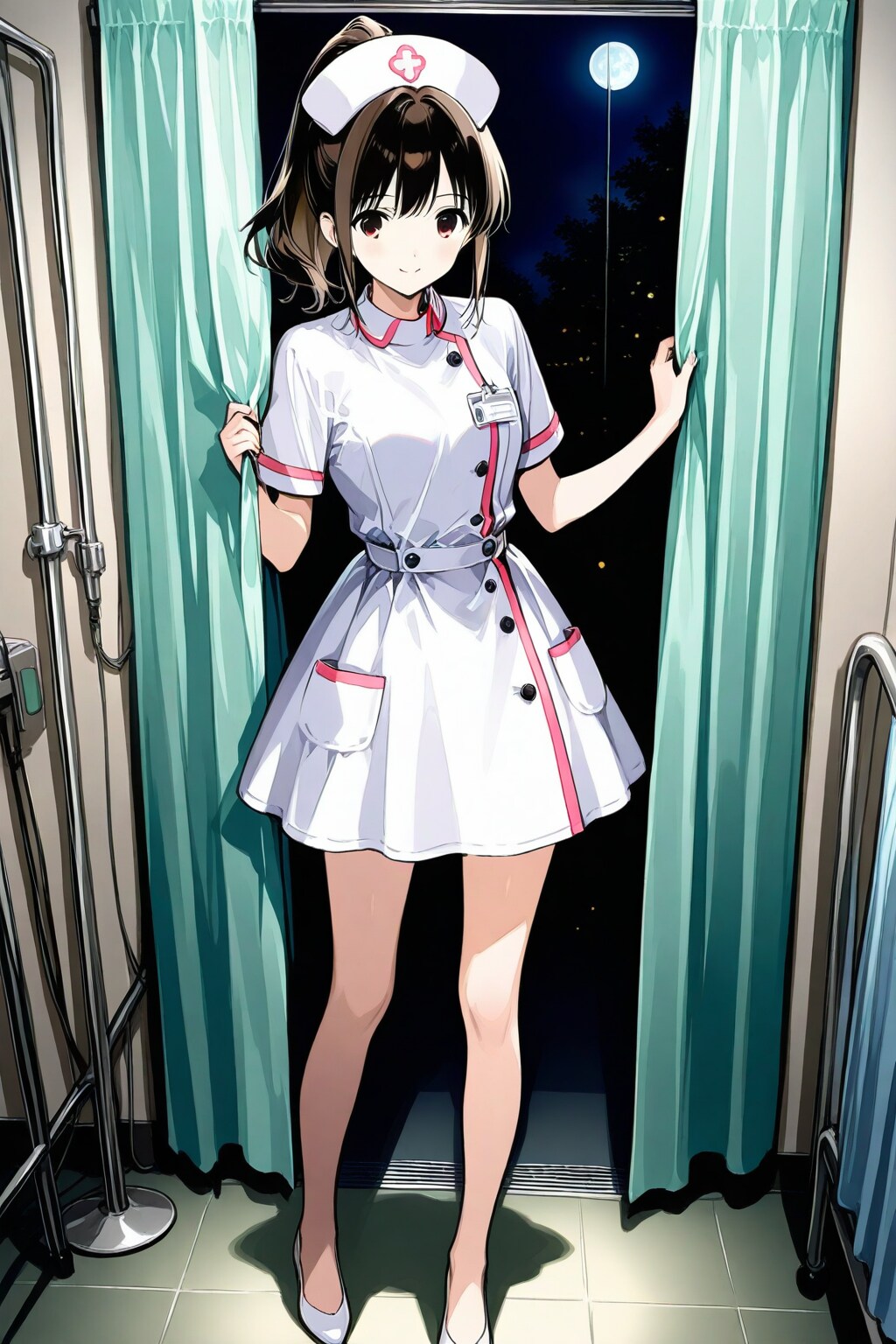 今夜は、私が当直です。