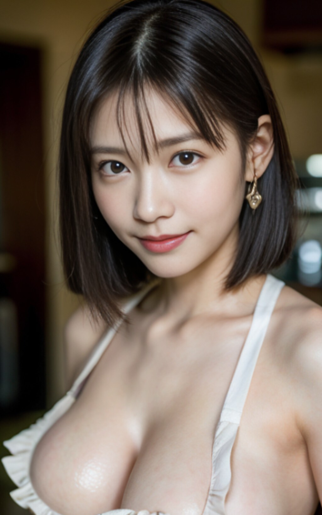 裸エプロンネキ
