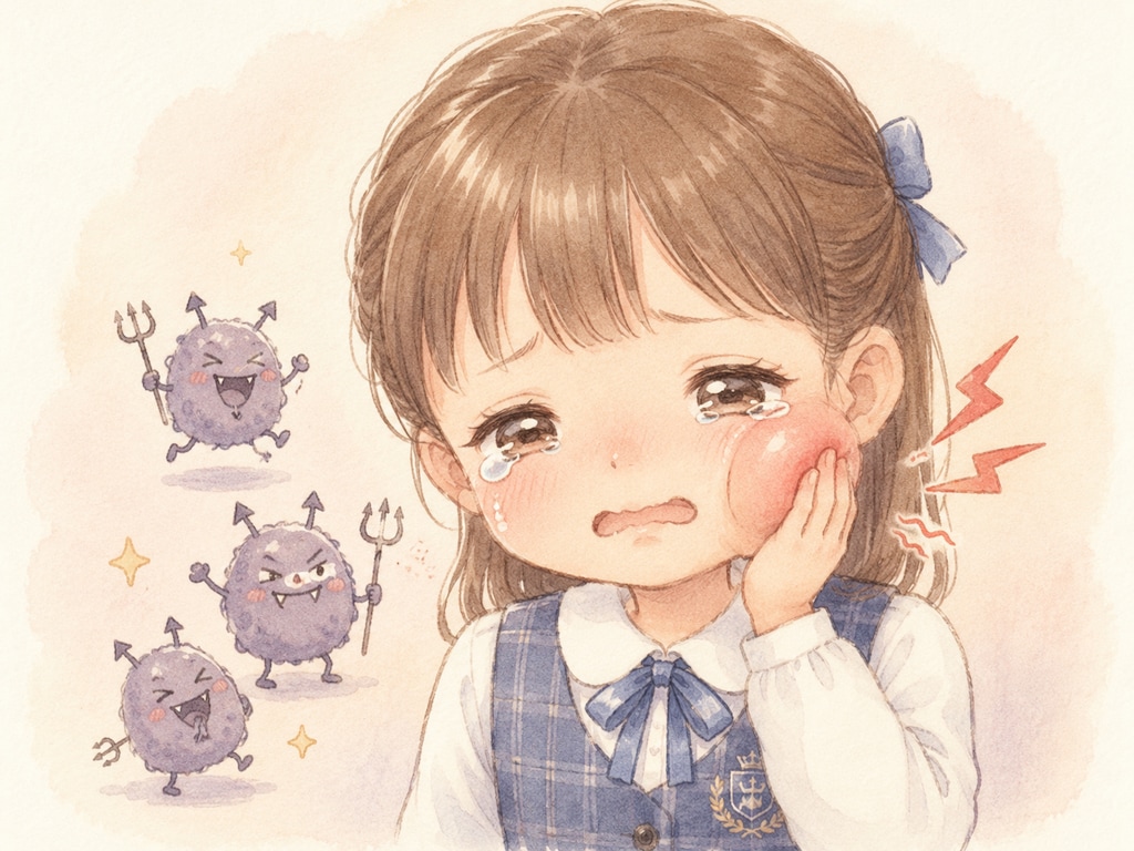 優等生なあのこのむしば
