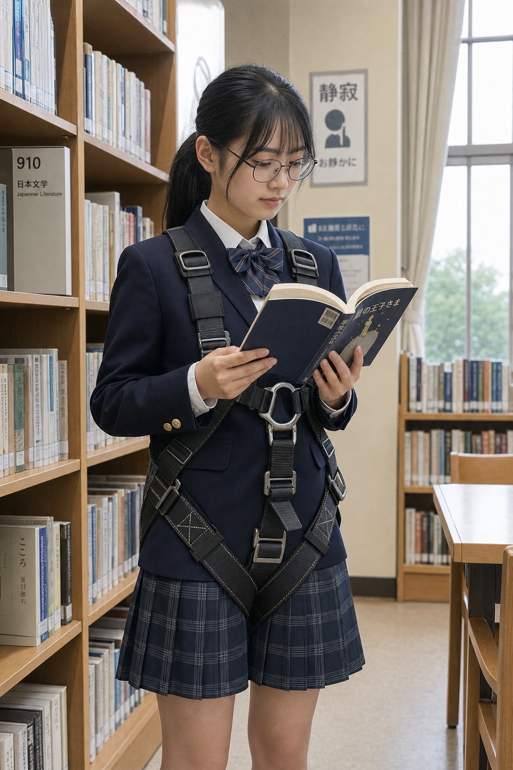 アブないセーフティハーネス ~図書館~