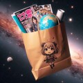 【謎画像】宇宙空間に漂うコミケの戦利品 5枚目