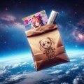 【謎画像】宇宙空間に漂うコミケの戦利品 8枚目