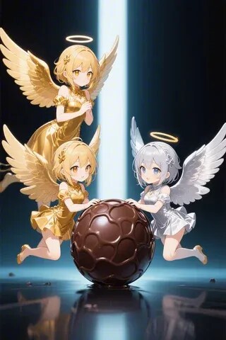 金と銀のエンゼル143 | の人気AIイラスト・グラビア