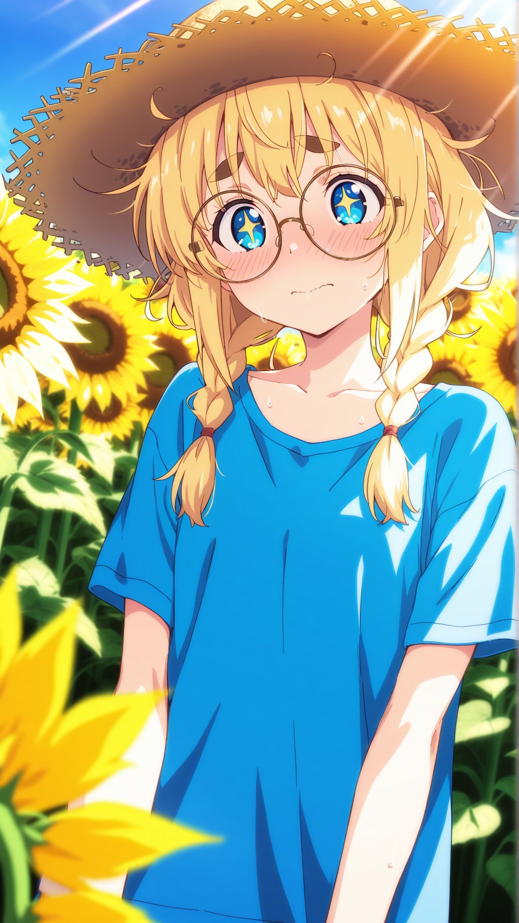 三つ編みモルちゃん！