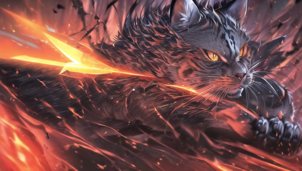 にゃんこ真拳奥義・すごい猫パンチ(武器：キャットクロー)