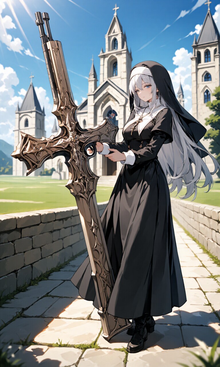 銃器修道女 | の人気AIイラスト・グラビア