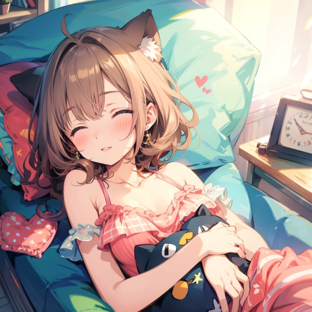 寝坊 | の人気AIイラスト・グラビア