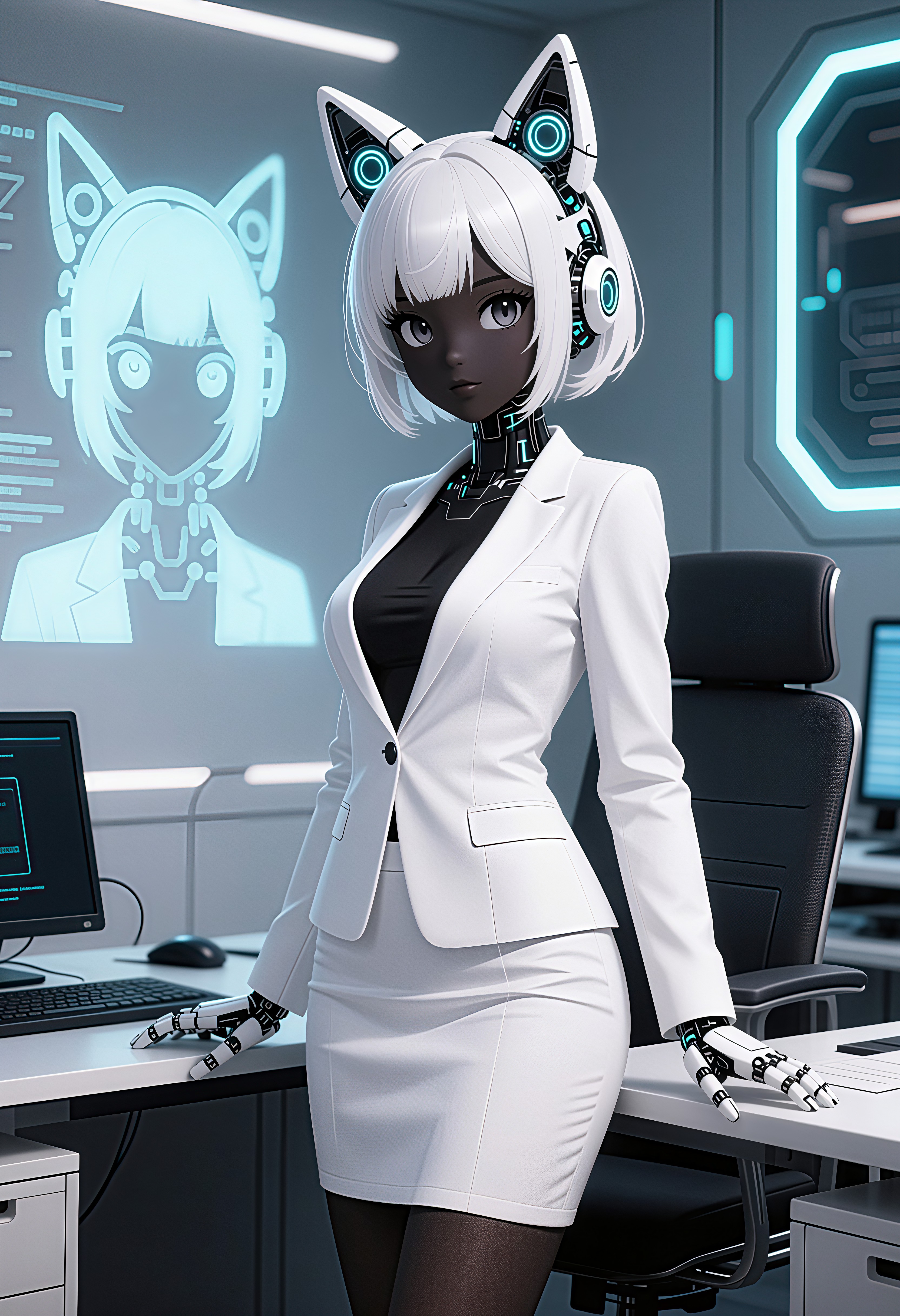 メカ娘3333号 | の人気AIイラスト・グラビア