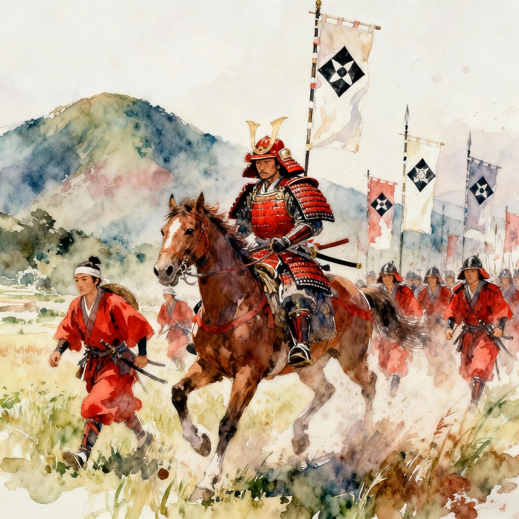 風林火山甲斐軍団（４）（歴史画最終です。）