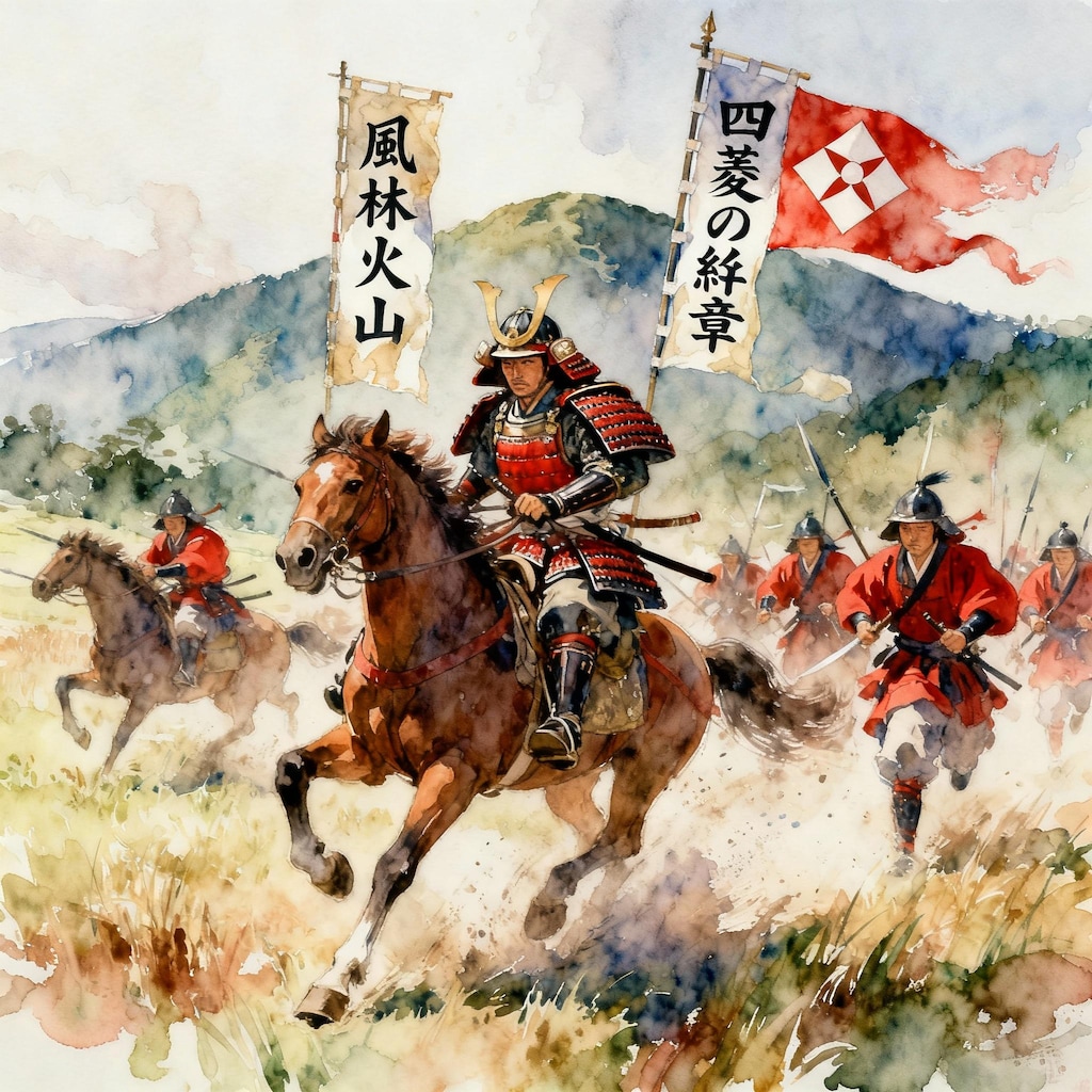 風林火山甲斐軍団（４）（歴史画最終です。）