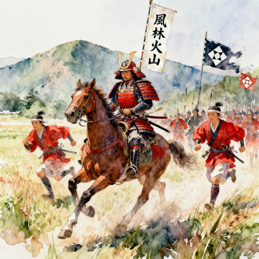 風林火山甲斐軍団（４）（歴史画最終です。）