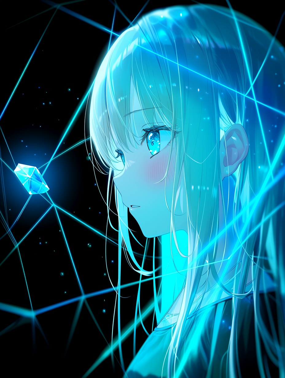 ネオン・ネットワークと孤独な光 | の人気AIイラスト・グラビア