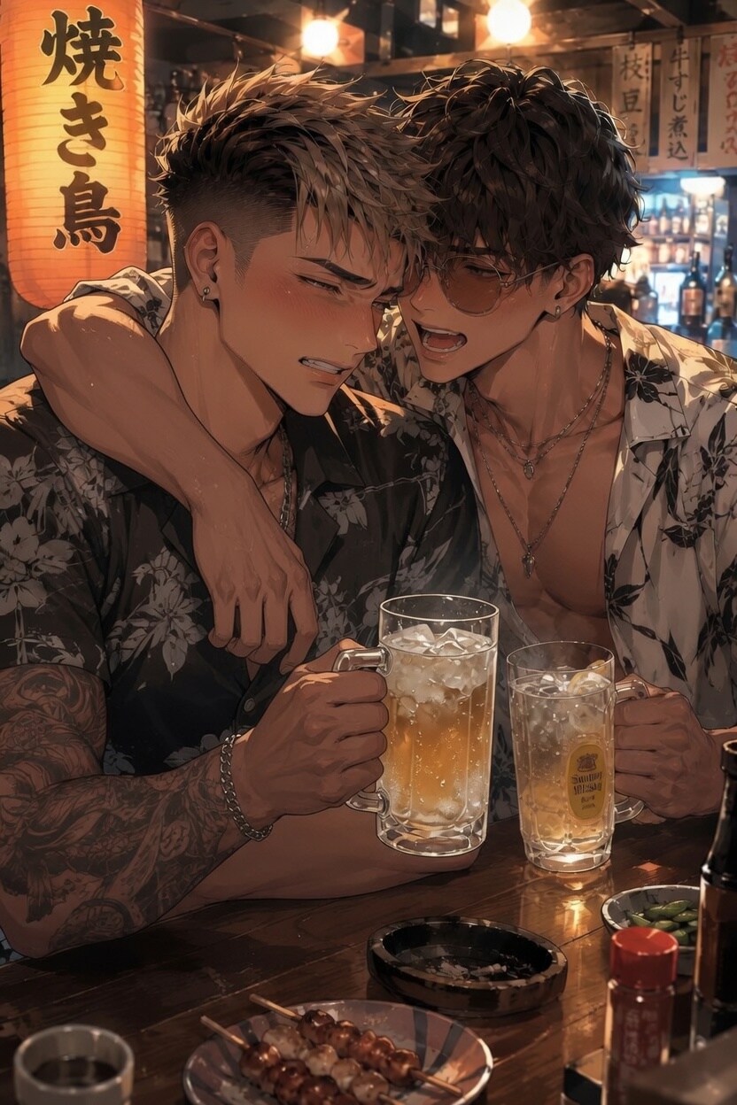 居酒屋のカウンターで胸キュン