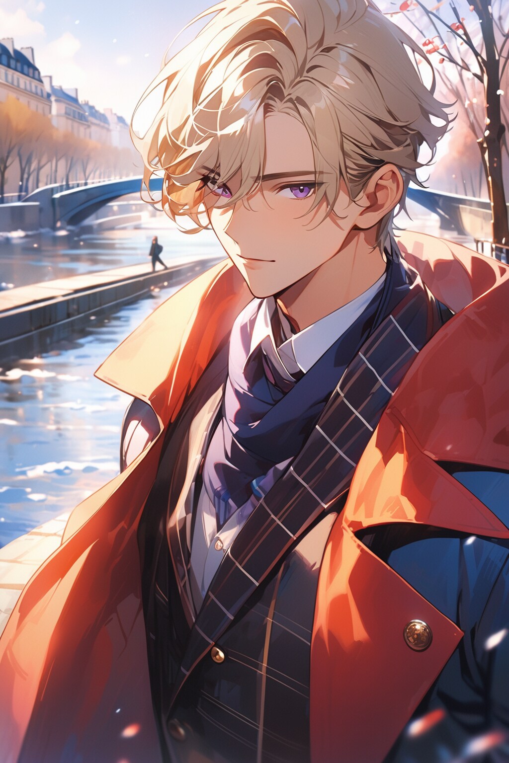 パリ セーヌ川にて