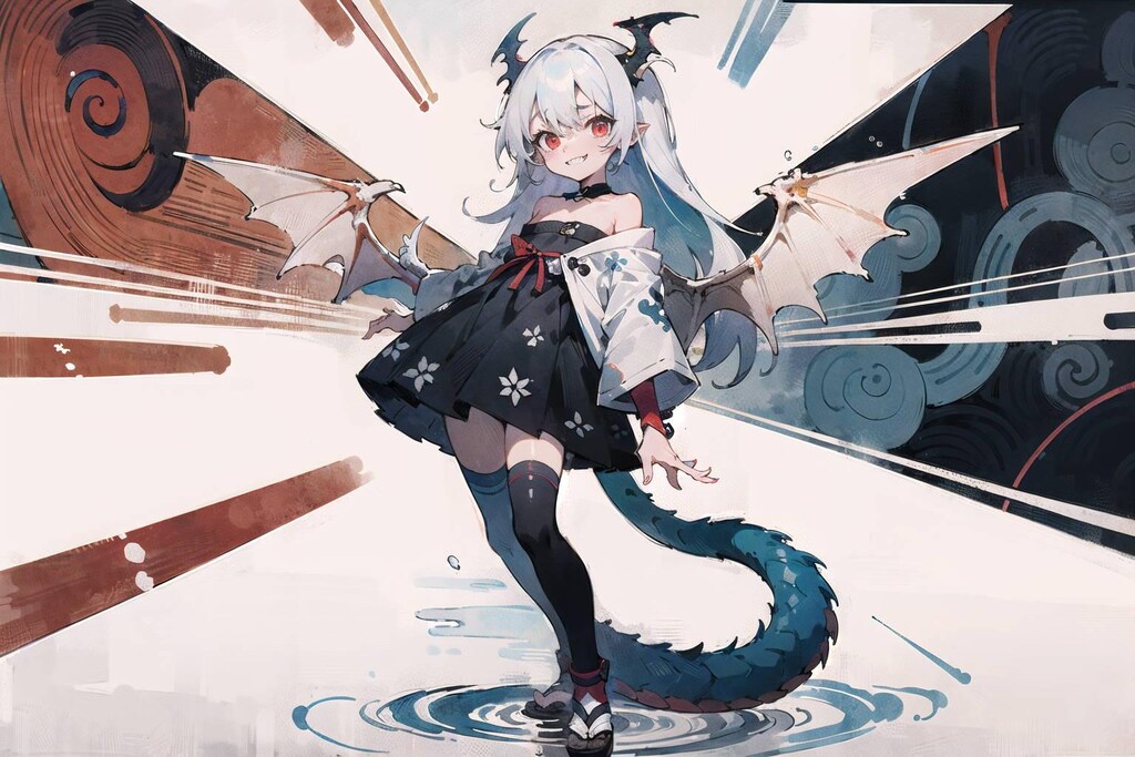 和風ドラゴンガール