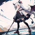 和風ドラゴンガール 2枚目