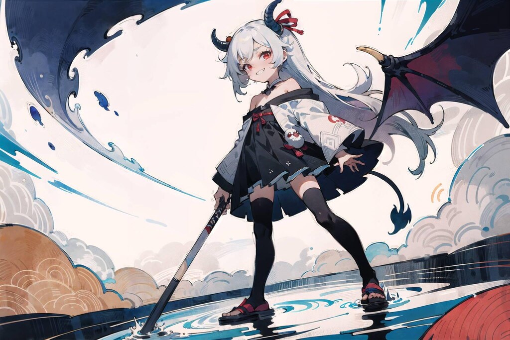 和風ドラゴンガール