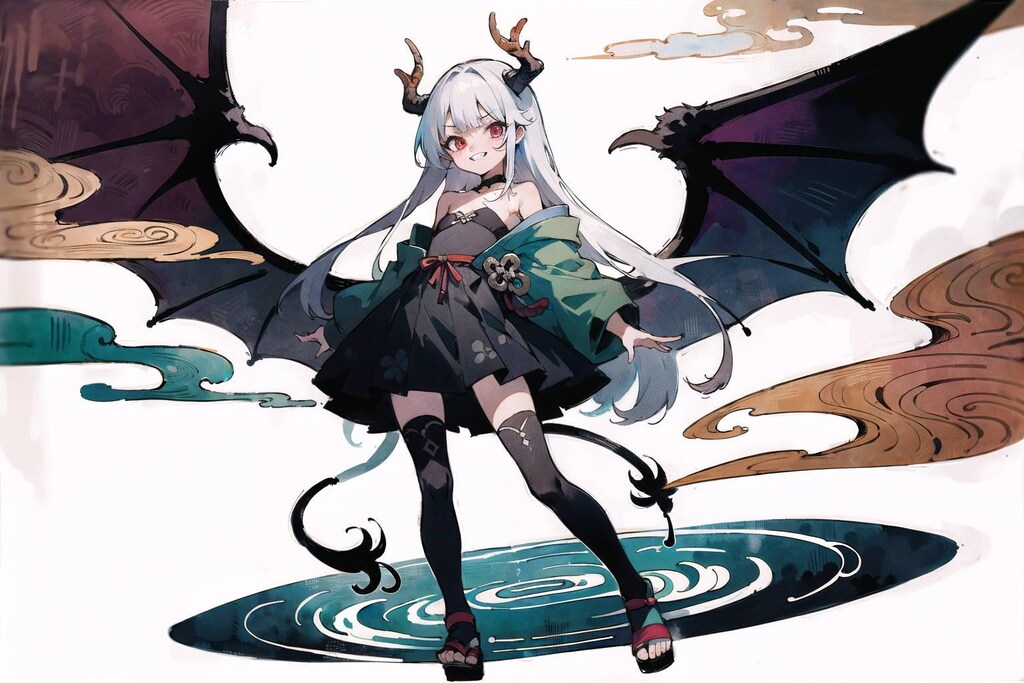 和風ドラゴンガール