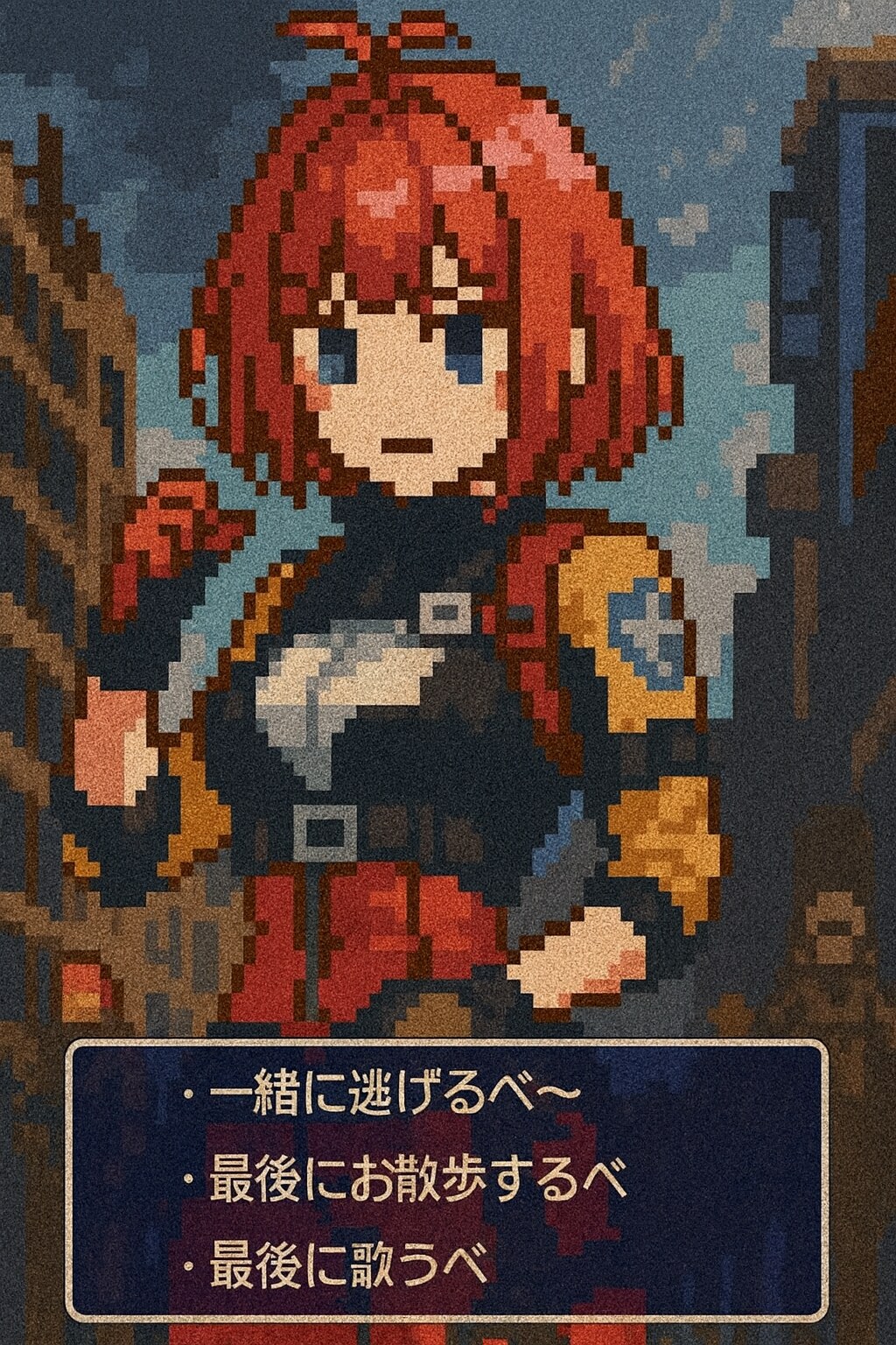 終末世界のギャルゲー(8ビット版)