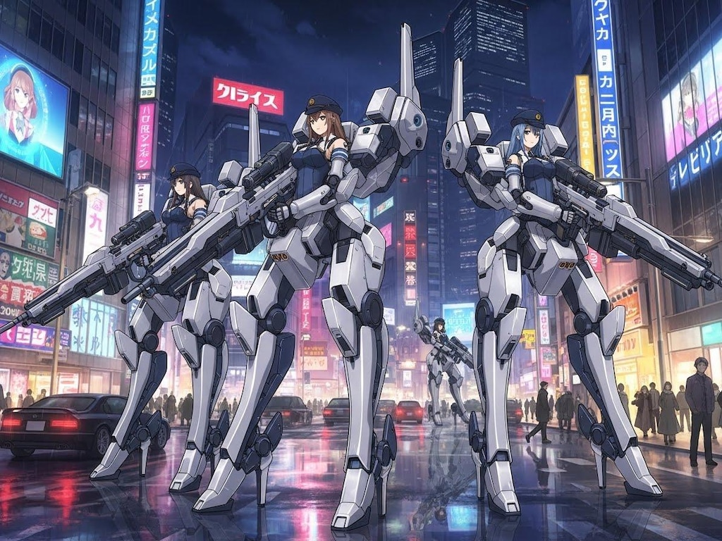 警察用装甲アンドロイド