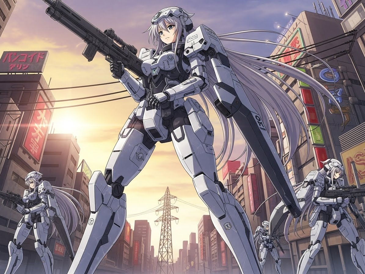 警察用装甲アンドロイド | の人気AIイラスト・グラビア