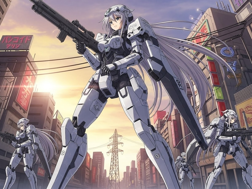 警察用装甲アンドロイド