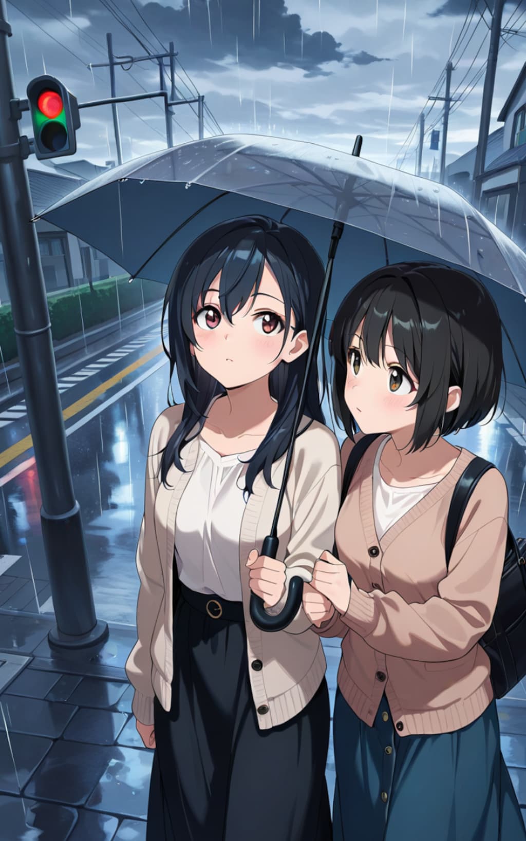 新even though it's raining outside, my heart is sunny