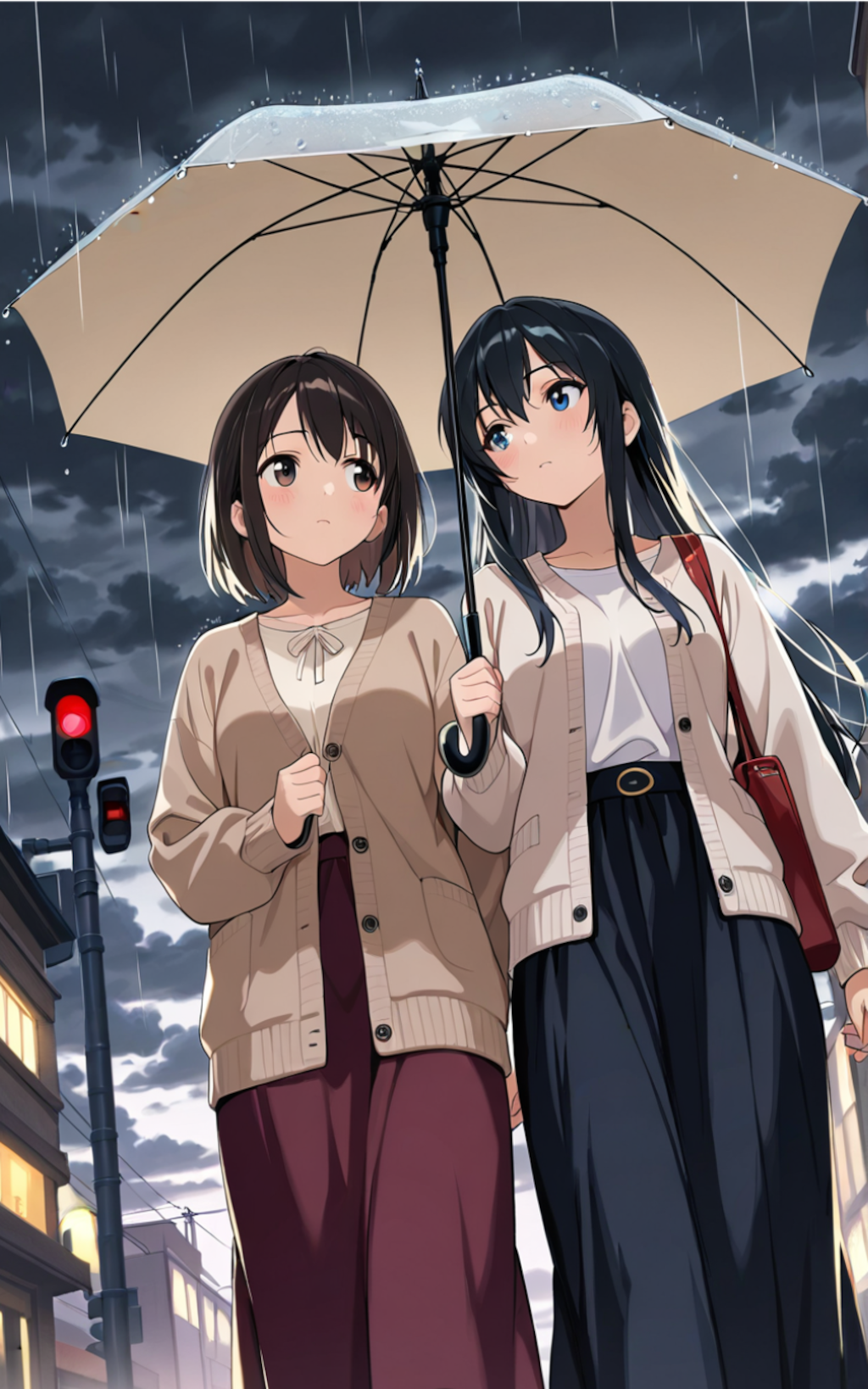 新even though it's raining outside, my heart is sunny