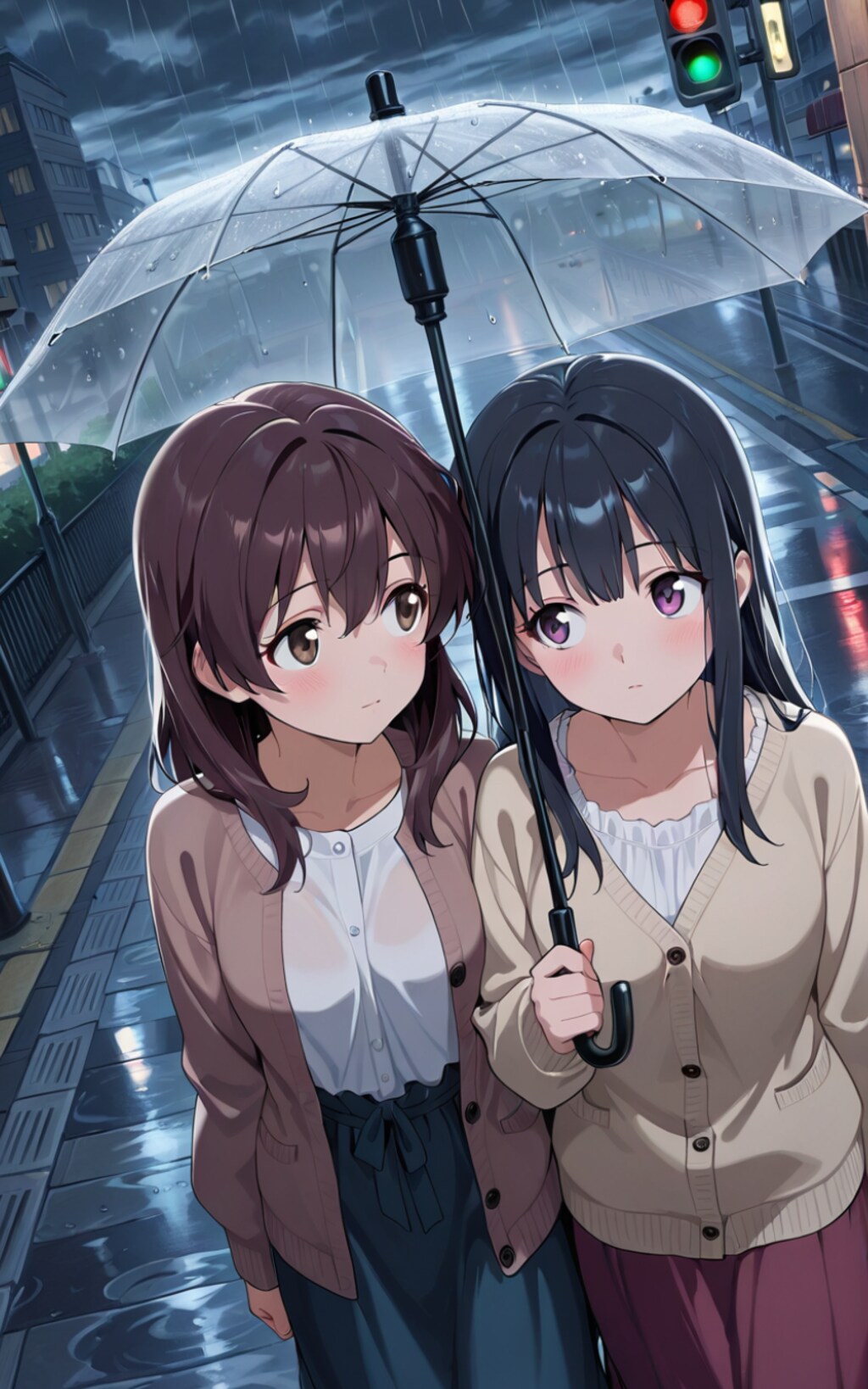 新even though it's raining outside, my heart is sunny