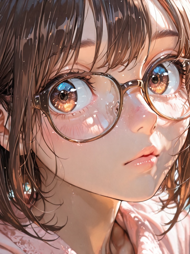 メガネっ娘👓 | の人気AIイラスト・グラビア