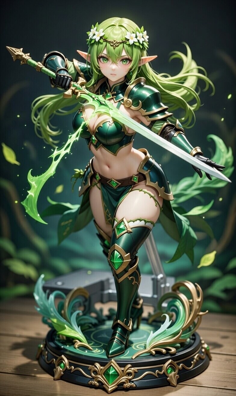 エルフの剣士ヴィリディアン