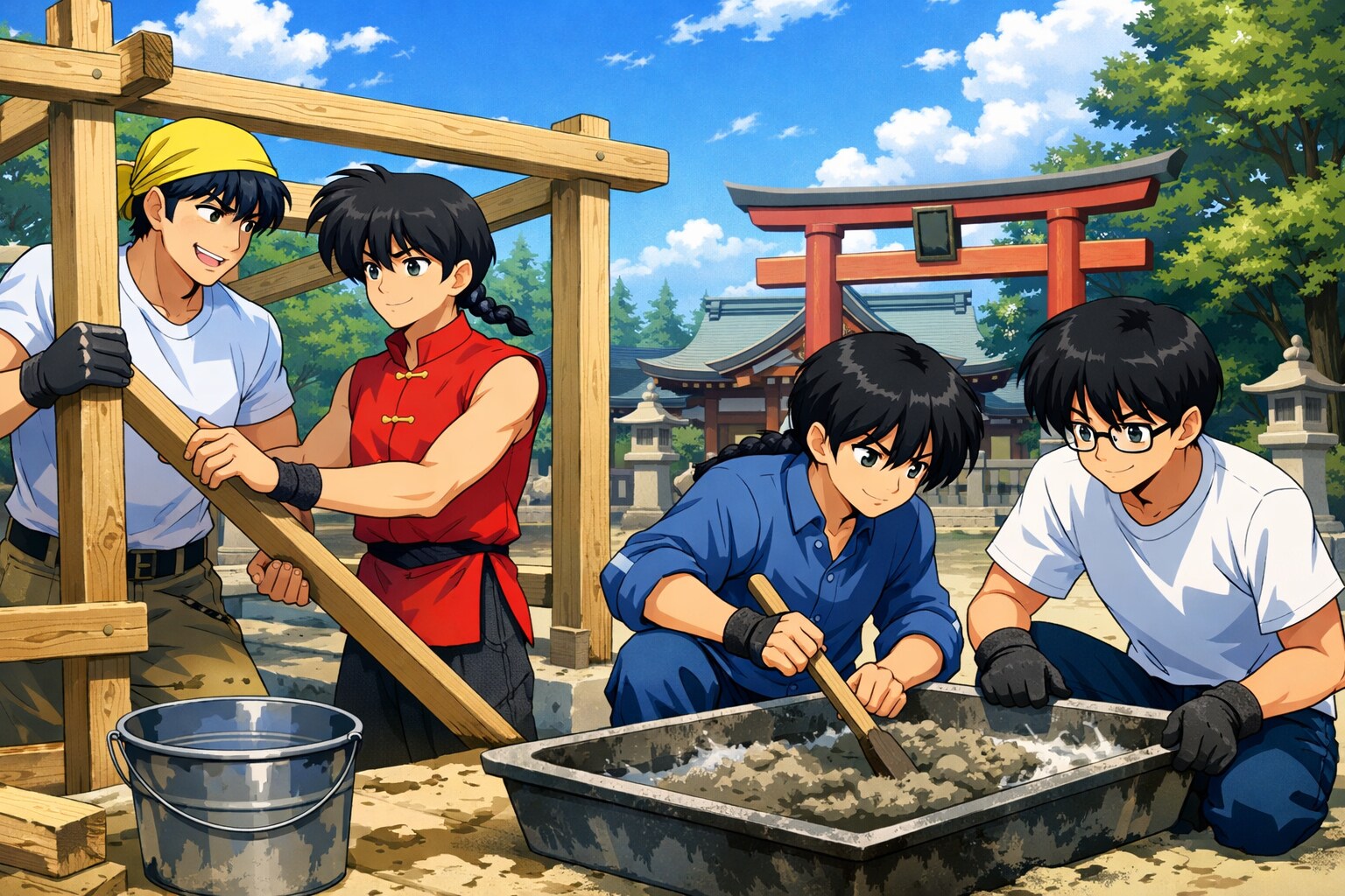 北海道で神社建てます。第五話 | の人気AIイラスト・グラビア