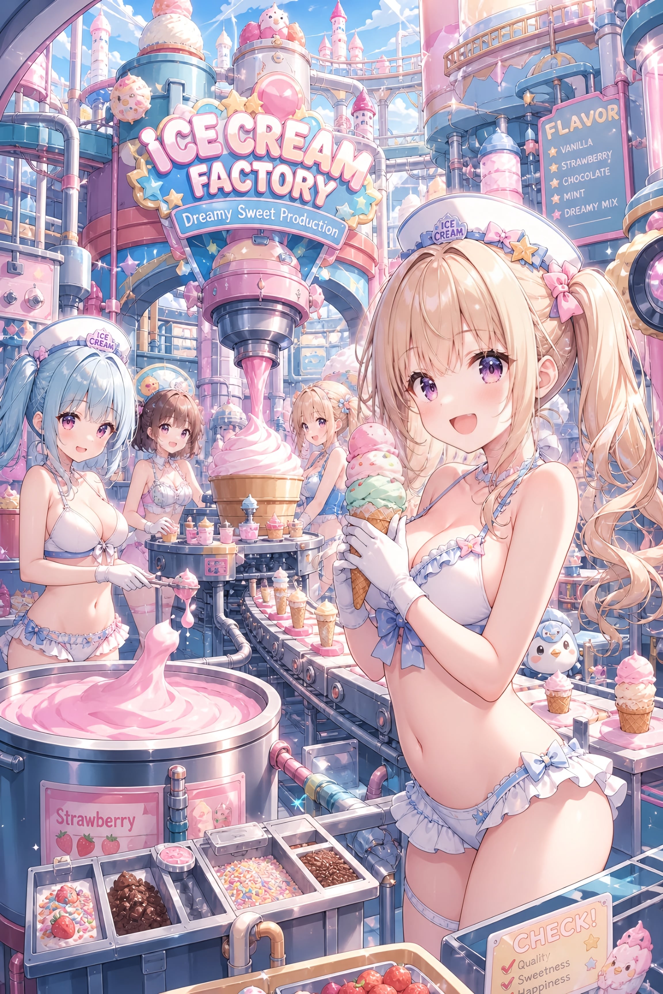 【人気求人！】アイスクリーム工場の工場長大募集！！