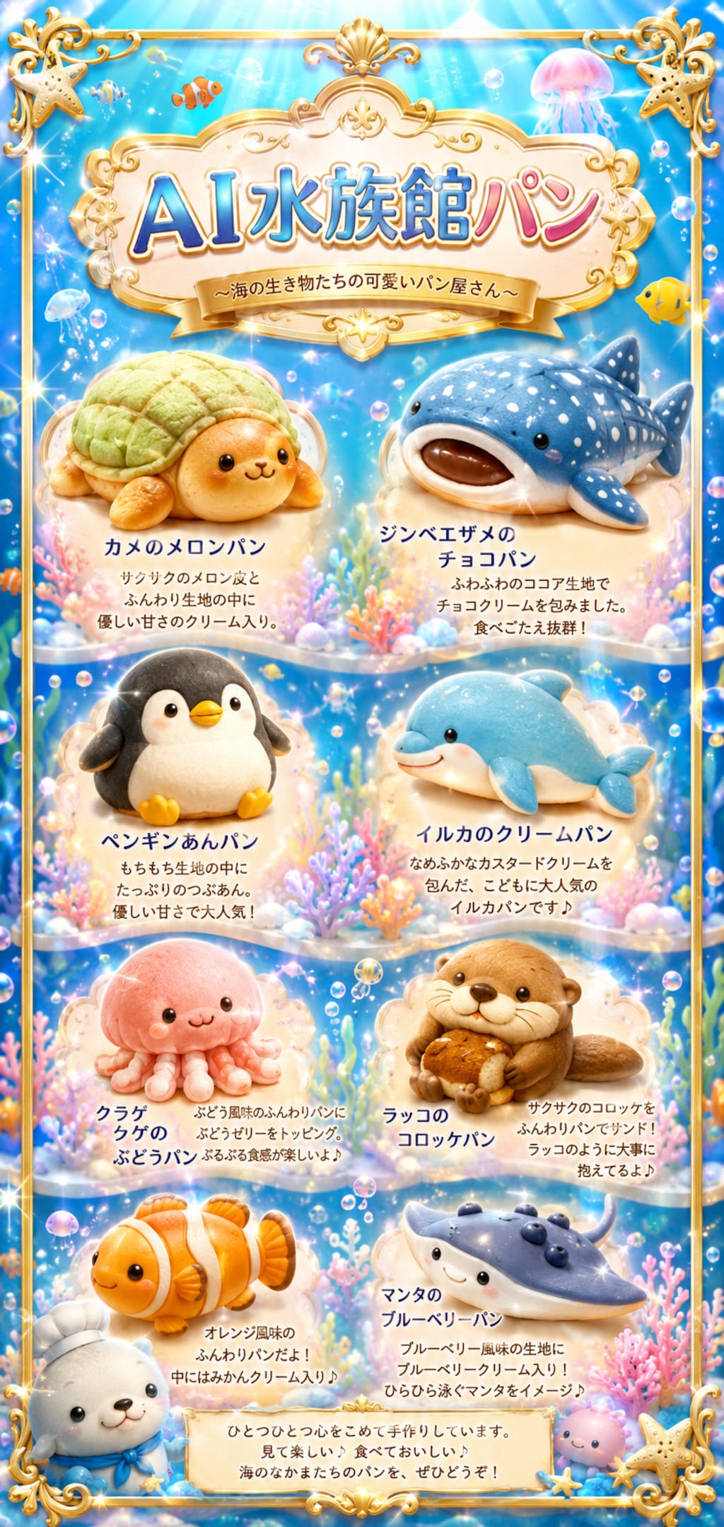 AI水族館パン