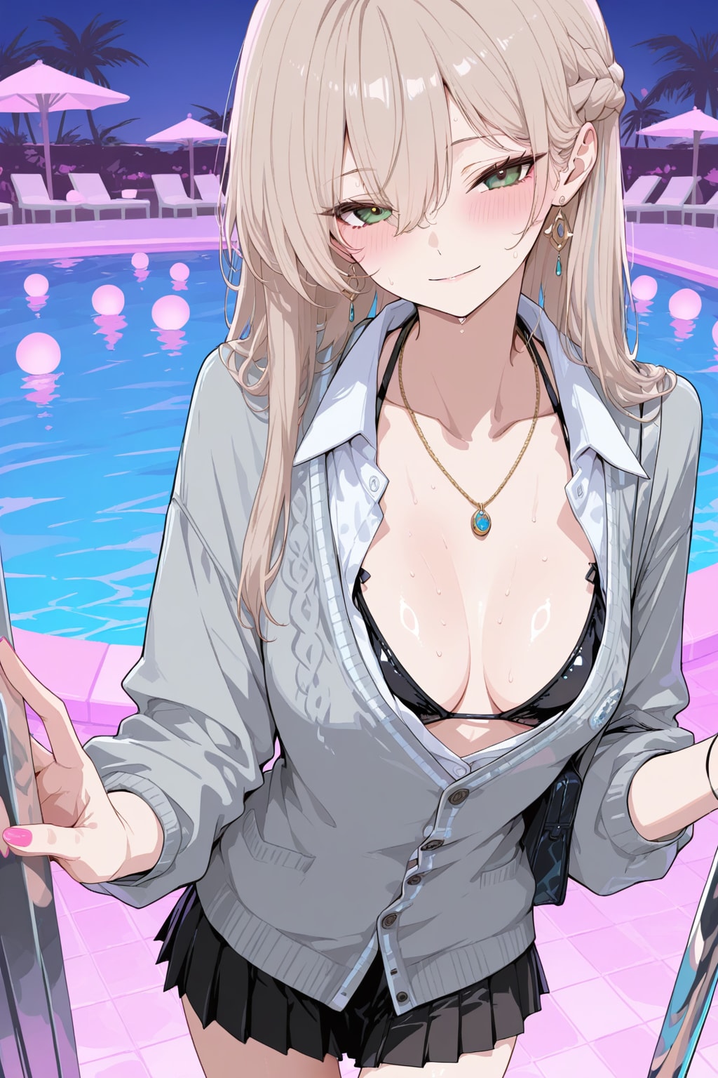 リゾートと美少女JK