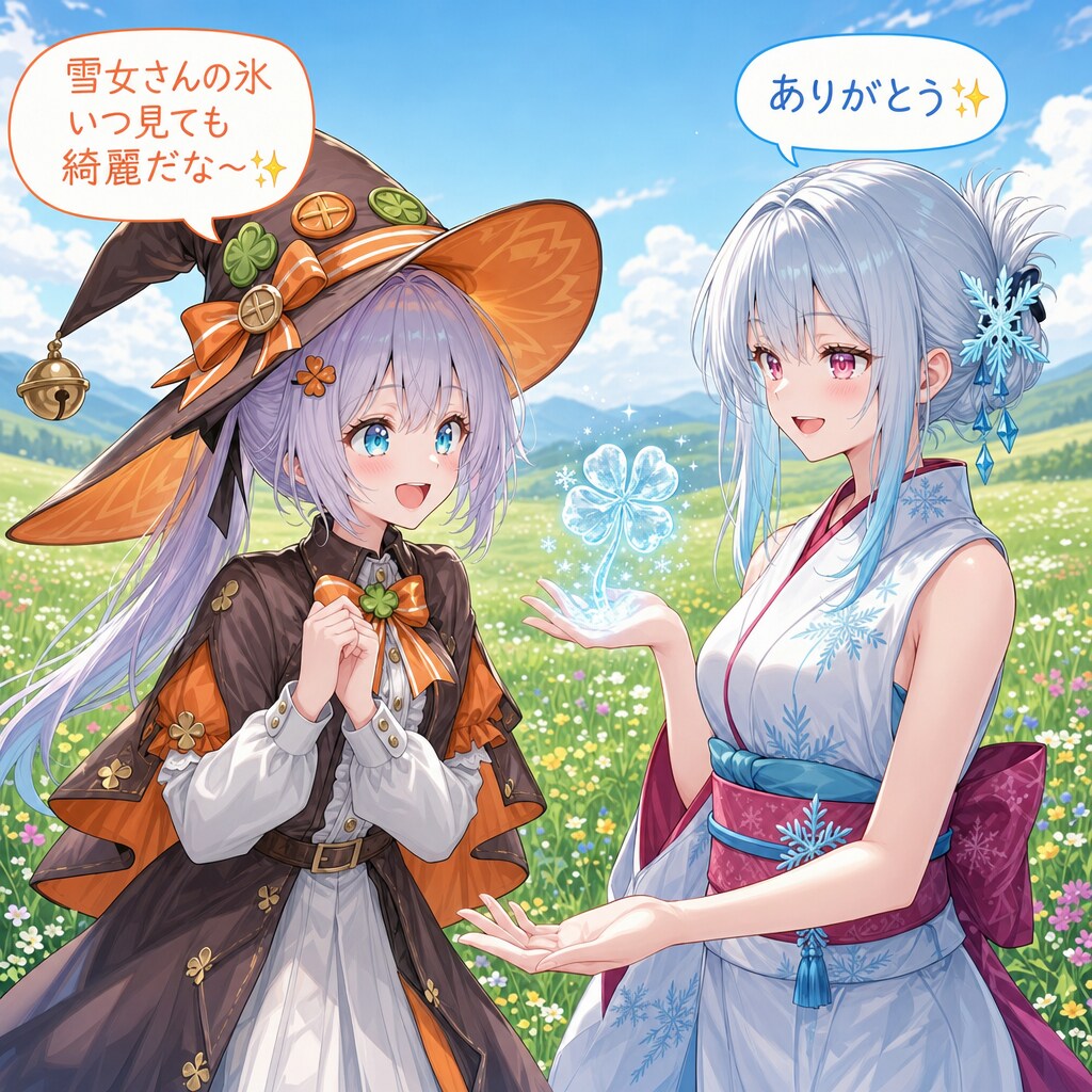 雪女さんの氷の能力が好きなヴィア