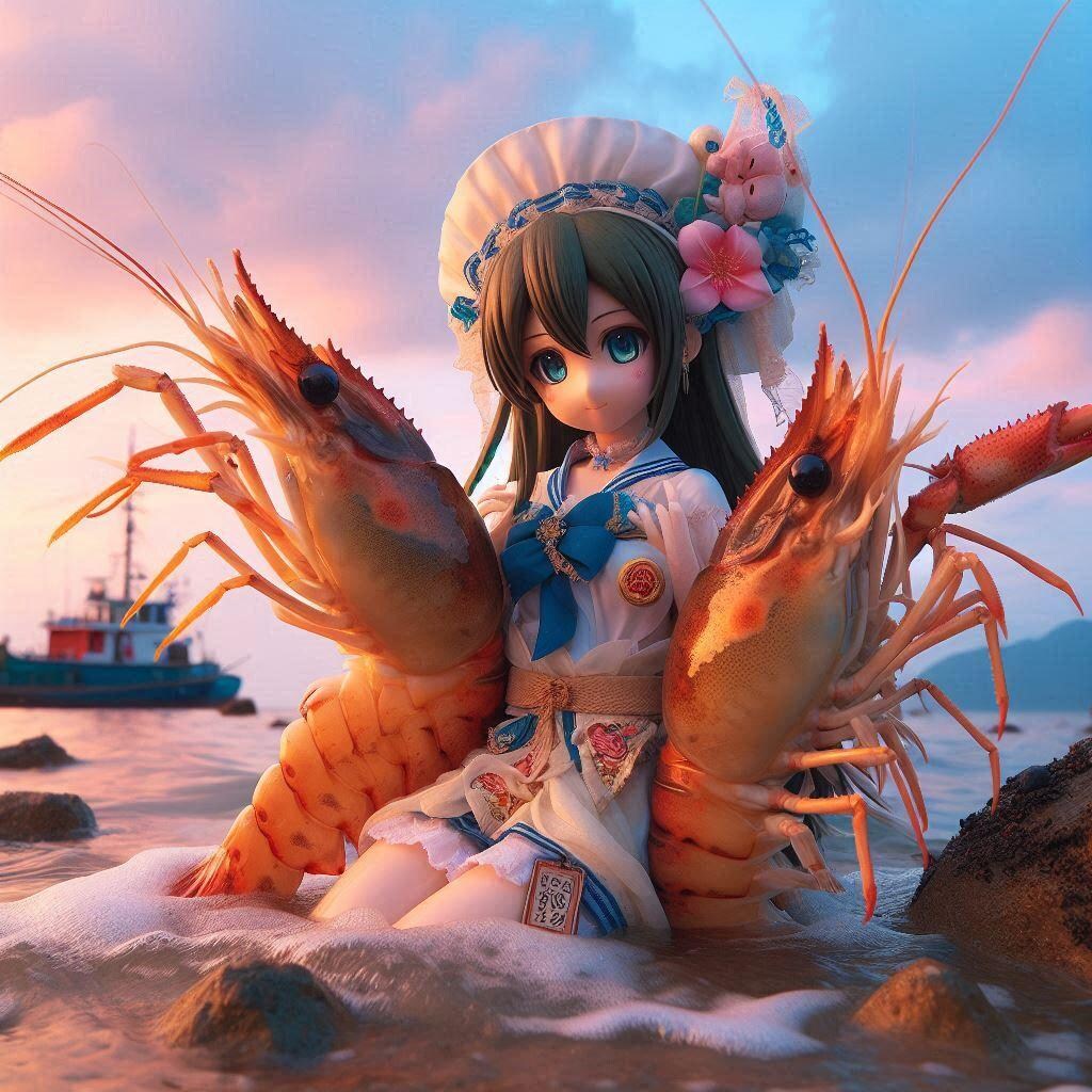 魔法少女になった海老